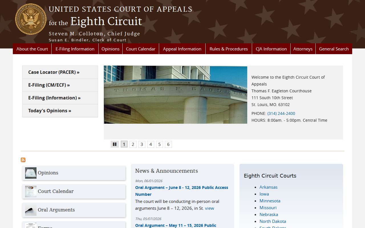Desha County criminal docket federal appellate distinction